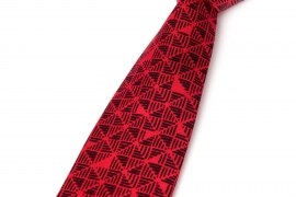 Satin silk tie designed in CHILI HILLS